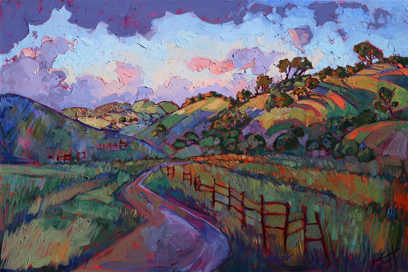 Sunset Hills Erin Hanson Contemporary Impressionism Art