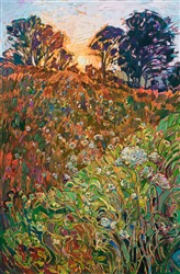 Queen Anne's Lace oil painting of Northwestern landcapes, by Erin Hanson Queen Anne's Lace oil painting of Northwestern landcapes, by Erin Hanson