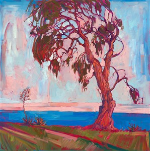 Painting Eucalyptus at Malibu