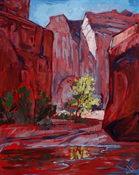 Canyon de Chelly original oil painting by Erin Hanson Canyon de Chelly original oil painting by Erin Hanson