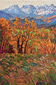 Colorado Rockies oil painting landscape Painting Colorado Peaks