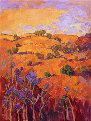 The Orange Show - Paso Robles impasto oil painting at The Erin Hanson Gallery The Orange Show - Paso Robles impasto oil painting at The Erin Hanson Gallery