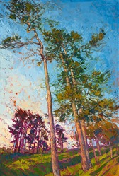 Winding pines modern impressionism landscape painting for sale online. Winding pines modern impressionism landscape painting for sale online.