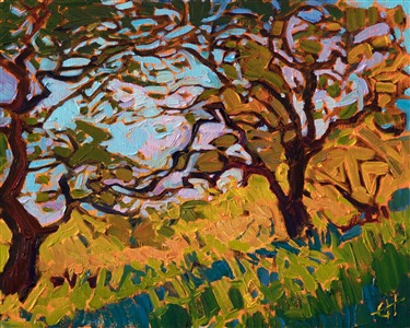 Paso Robles wine country painting by Erin Hanson Paso Robles wine country painting by Erin Hanson