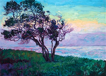 La Jolla Point coastal oil painting by local San Diego artist Erin Hanson La Jolla Point coastal oil painting by local San Diego artist Erin Hanson