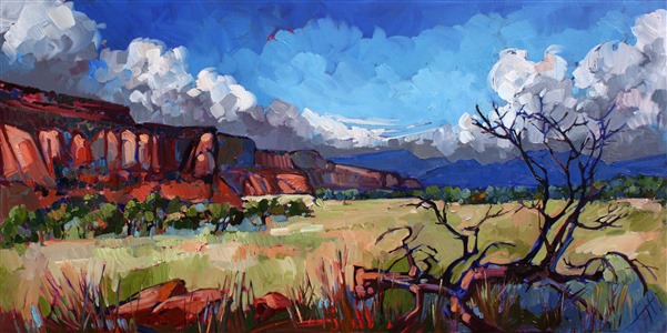 Utah Vista, original oil painting of Canyonlands National Park, by Erin Hanson