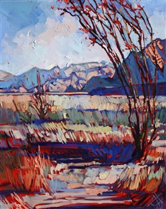 Borrego Springs oil painting by Erin Hanson