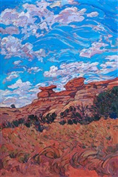 Canyonlands Utah oil painting by contemporary impressionist artist Erin Hanson Canyonlands Utah oil painting by contemporary impressionist artist Erin Hanson