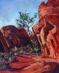 Valley of Fire red rock desert oil painting by Erin Hanson Valley of Fire red rock desert oil painting by Erin Hanson