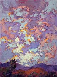 Cloudscape by modern oil painter Erin Hanson Cloudscape by modern oil painter Erin Hanson