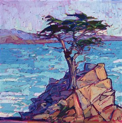 Monterey coast landscape painting by Impressionist artist Erin Hanson Monterey coast landscape painting by Impressionist artist Erin Hanson