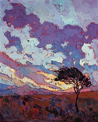 Small original impressionist oil painting by Erin Hanson Small original impressionist oil painting by Erin Hanson
