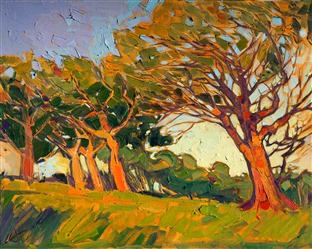 Modern impressionist landscape oil painting by Erin Hanson Modern impressionist landscape oil painting by Erin Hanson
