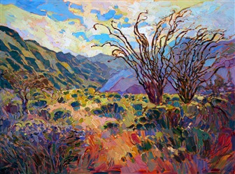 Paintings of the California super bloom desert flowers in Anza Borrego State Park. Paintings of the California super bloom desert flowers in Anza Borrego State Park.