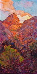 Contemporary impressionist painting on display at the St George Art Museum in Utah. Contemporary impressionist painting on display at the St George Art Museum in Utah.