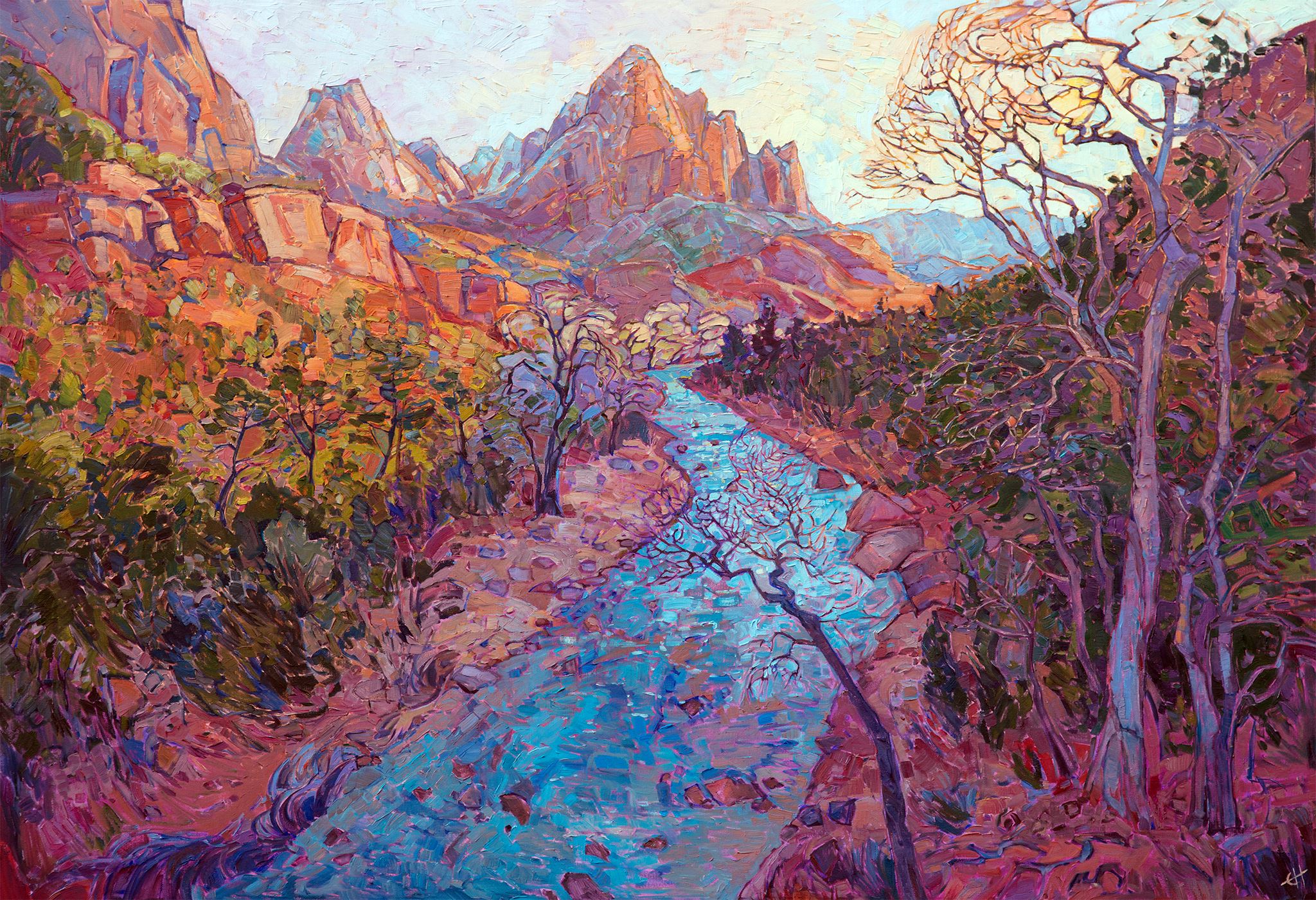 An Erin Hanson painting