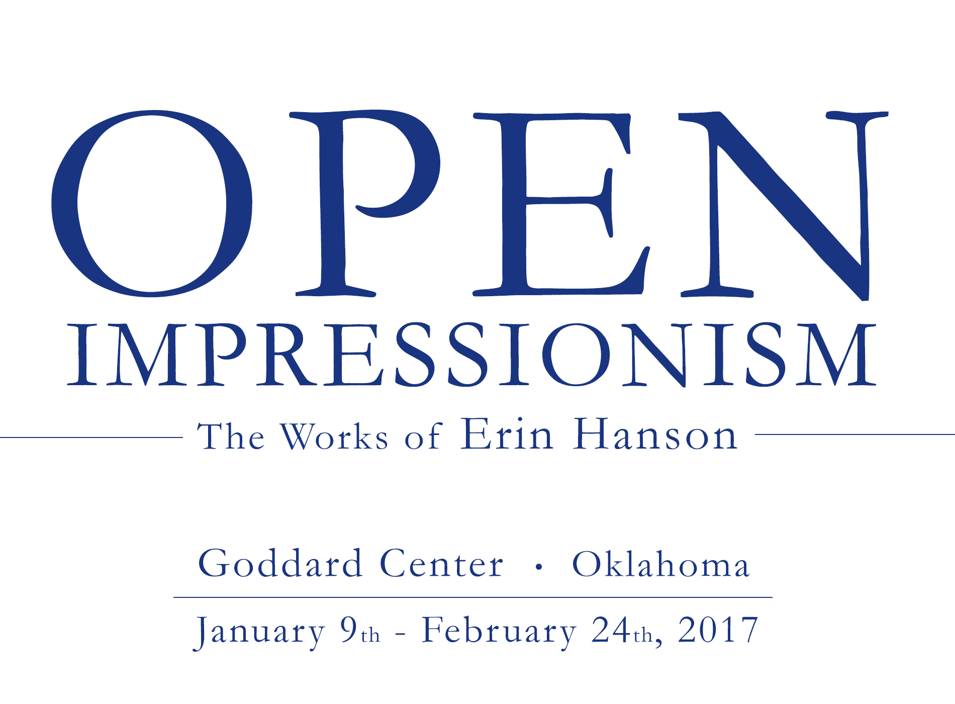 Open Impressionism: The Works of Erin Hanson