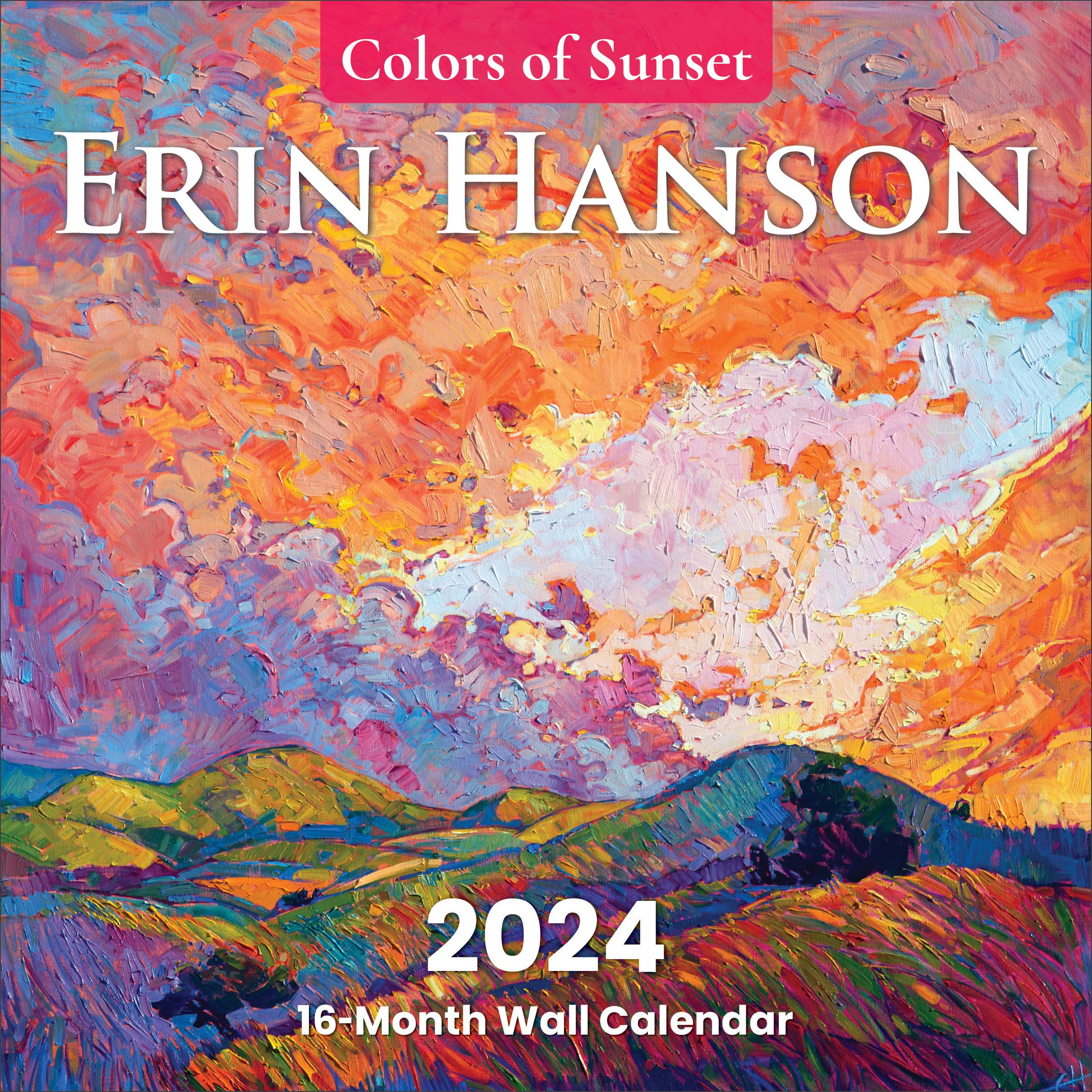 2024 Calendar - Colors of Sunset