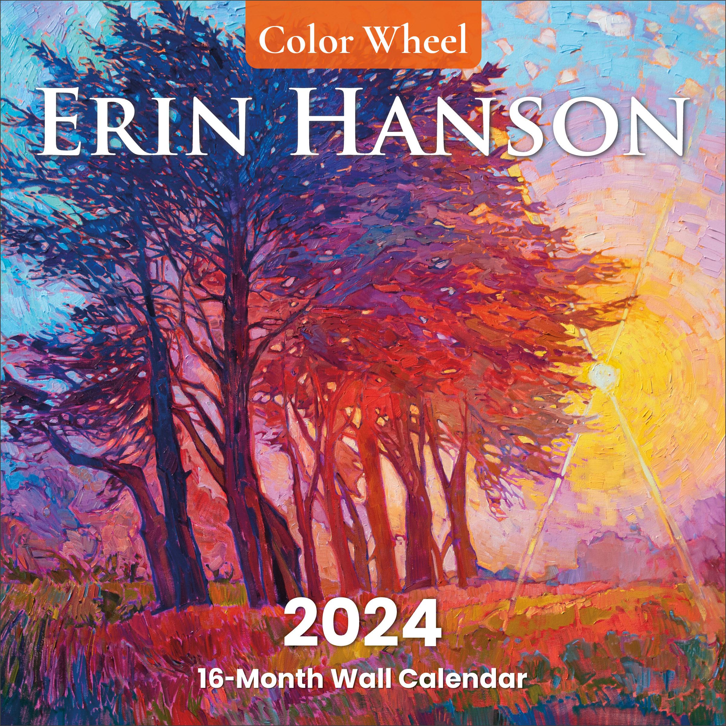2024 Wall Calendar - Color Wheel