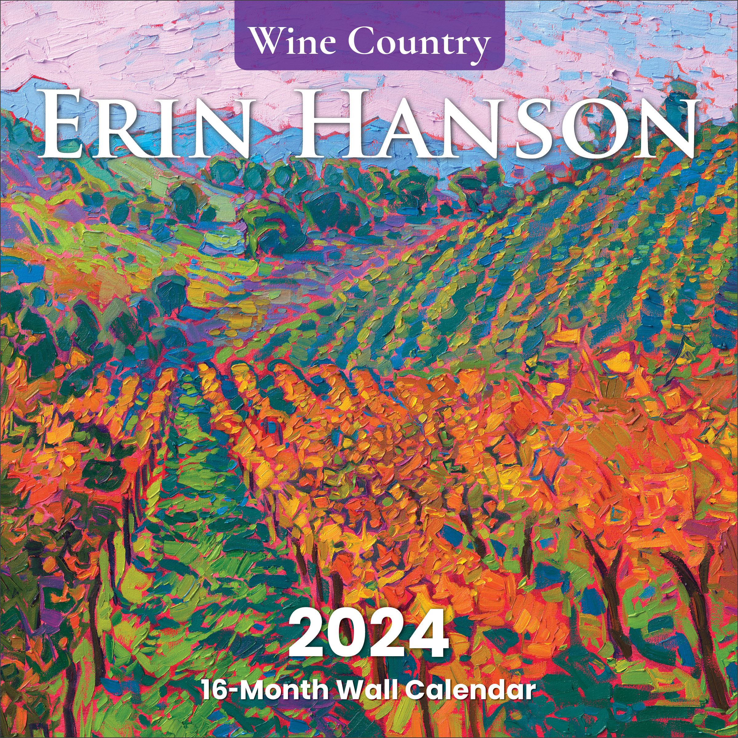 2024 Wall Calendar Wine Country