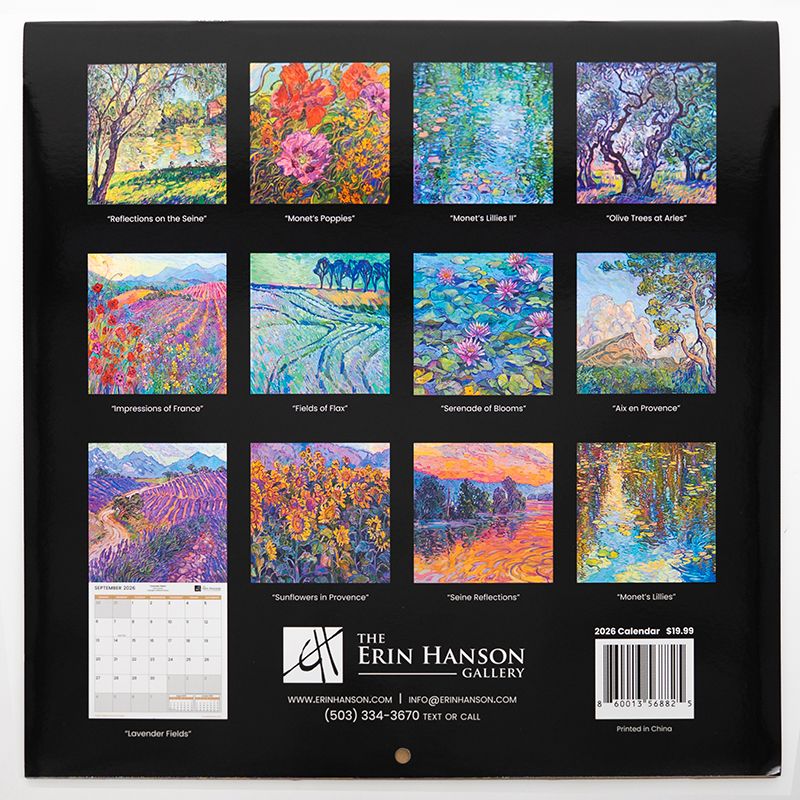 2026 Wall Calendar - Impressions of France Image 1