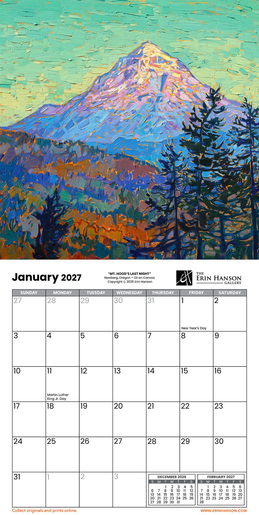 2027 Erin Hanson Wall Calendar Image 2
