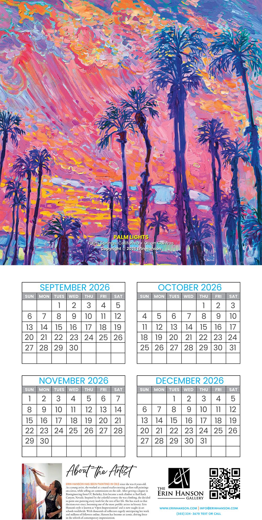 2027 Erin Hanson Wall Calendar Image 3