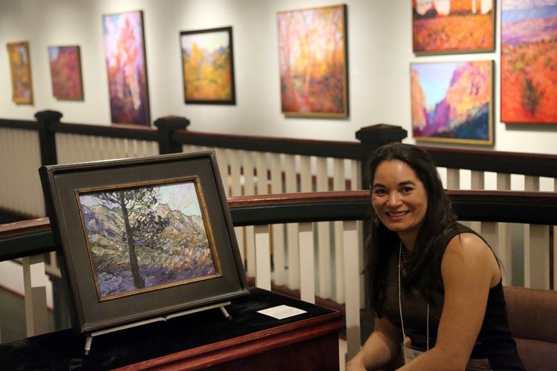 Erin Hanson at the St. George Art Museum (2016)