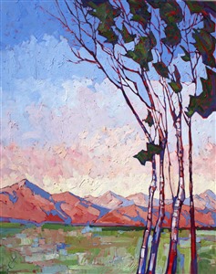 Dream-inspired abstract landscape painting of Paso Robles, California.