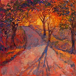 Erin Hanson painting Topaz Glow