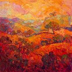 Erin Hanson painting Citrus Hills