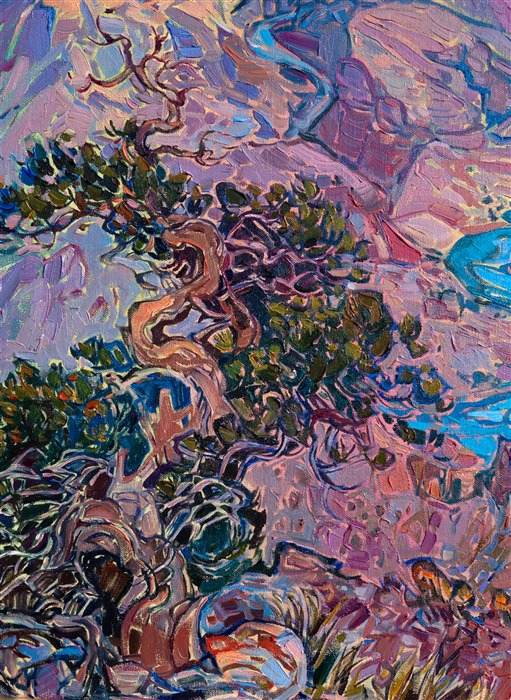 I think my favorite view of the Grand Canyon is from Hopi Point on the South Rim. From here, you are more isolated from the crowds, especially at dawn. You can see all the way down to the turquoise waters of the Colorado River. Since Hopi Point is on a protrusion out into the canyon, it feels like you are surrounded by almost 360 degrees of stunning canyon. As the sun slowly clears the horizon, the colors and shadows quickly change during Arizona's desert golden hour light.