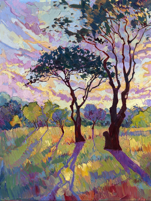 This is the bottom left panel of the quadtych "California Sky."