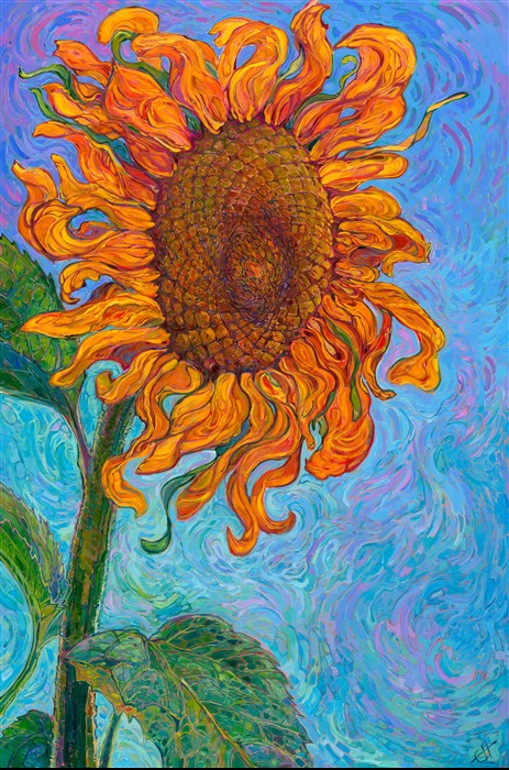 "The Sunflower" is my largest sunflower painting to date. Watch the process video <a href="https://youtu.be/EkIEdmjYjtI?si=QkEa6YOrm1SbKLHi" target="_blank">HERE</a> to see the story behind the painting.