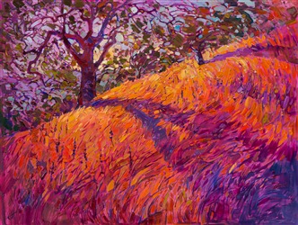 Erin Hanson painting Adeliada Orange