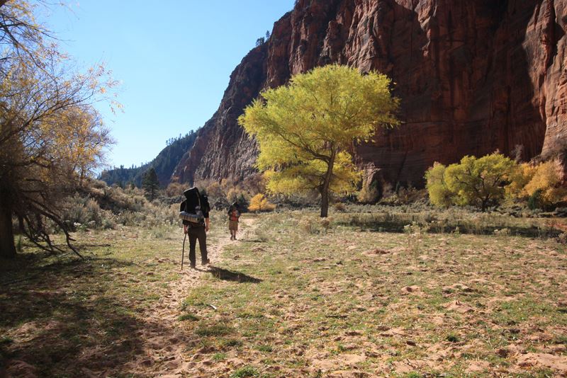 Backpacking in Zion National Park