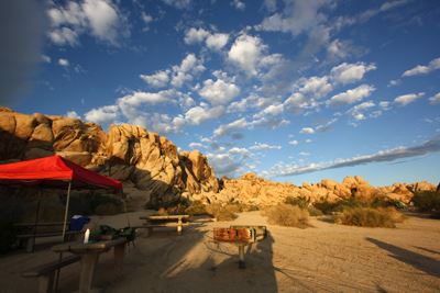 Campground at Joshua Tree National Park