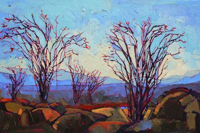 Erin Hanson painting Blooms