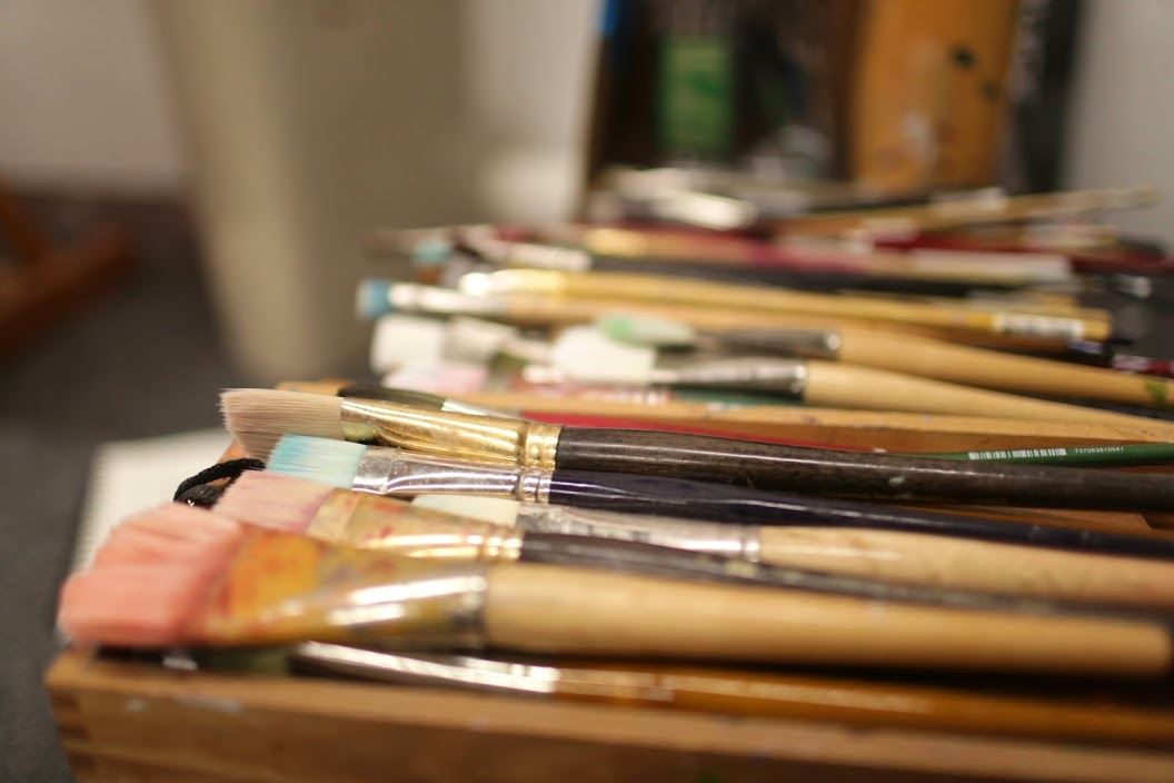 Erin Hanson's brushes