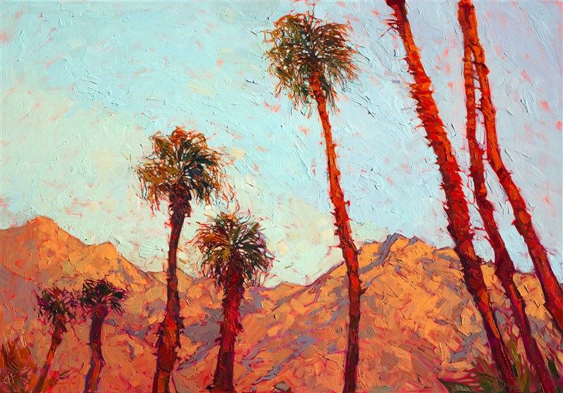 Erin Hanson painting Borrego Reds