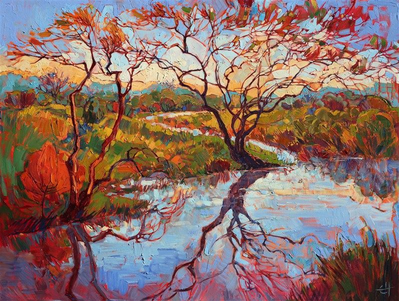 Madrona Marsh by Erin Hanson