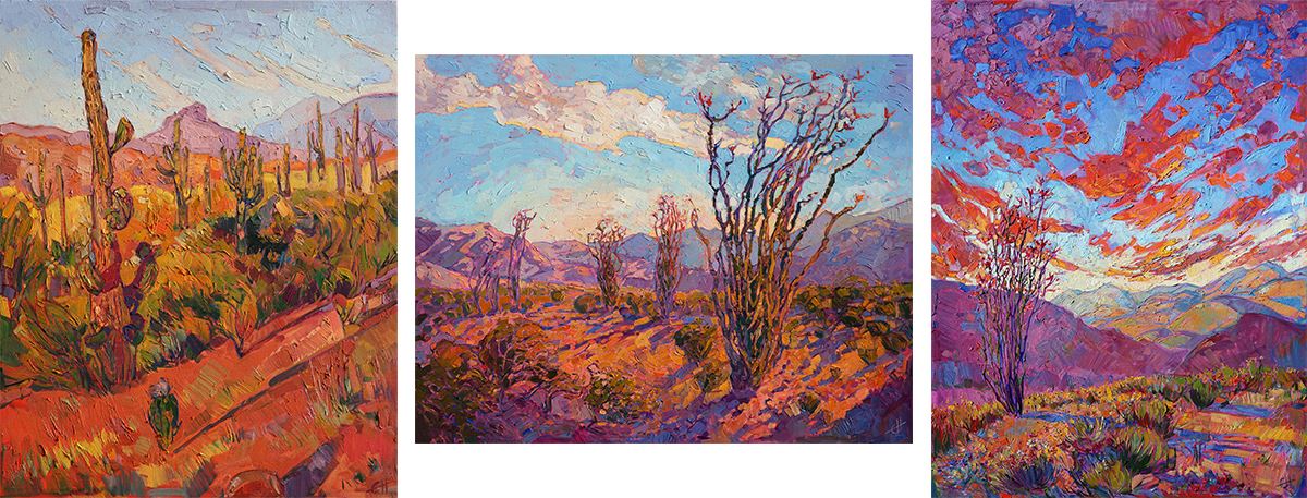 Erin Hanson desert paintings