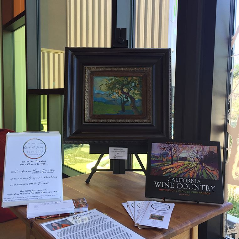 California Wine Country book on display