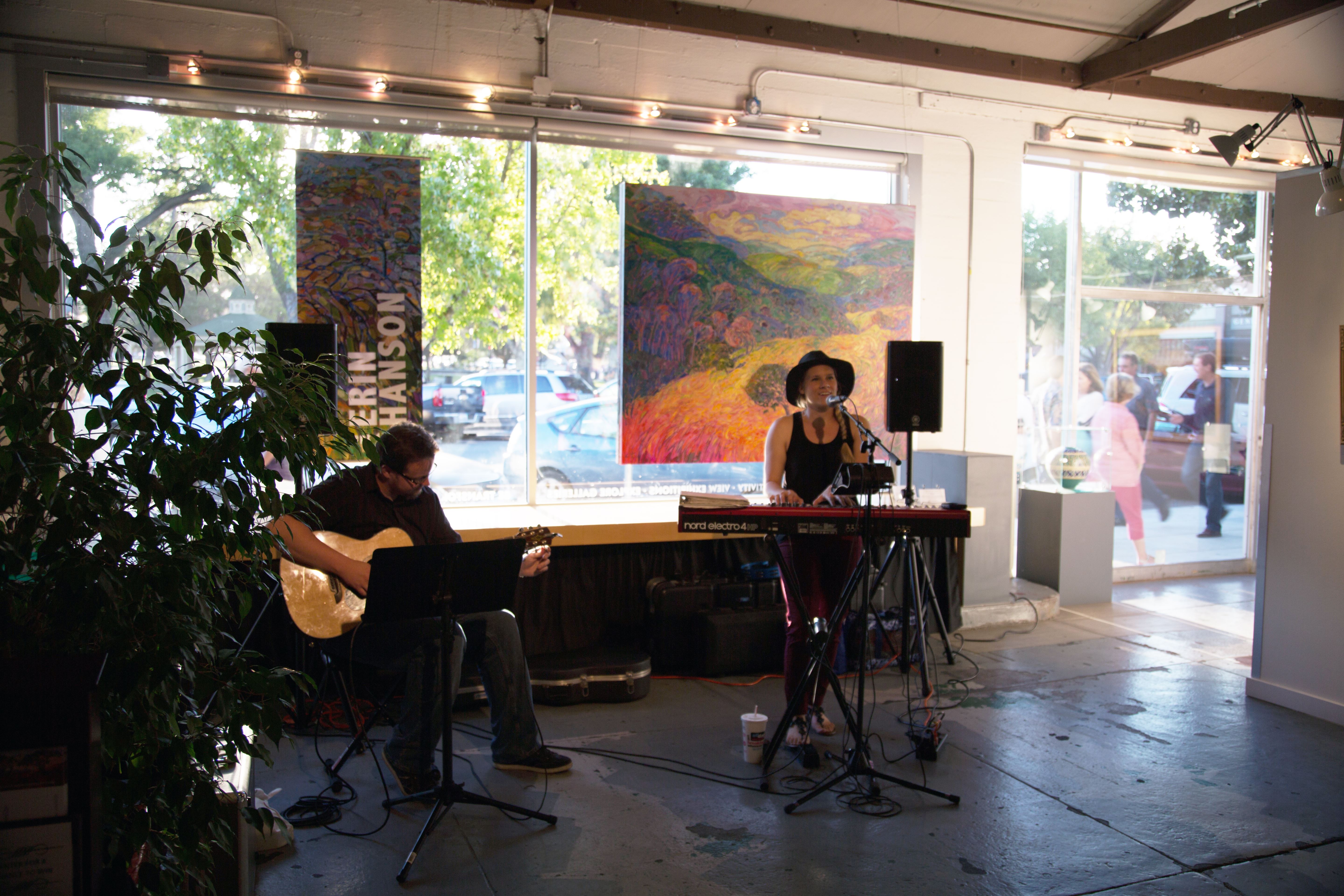 Live music at the exhibition