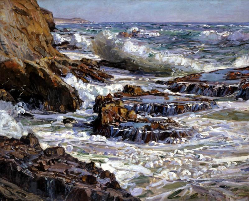 Southern California Coast, Oil on Canvas, by George Gardner Symons