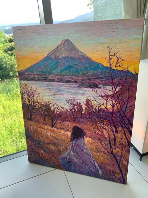 The Mt Fuji painting