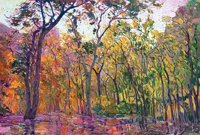 Curator Ken Ratner on Erin Hanson's Painted Parks Collection